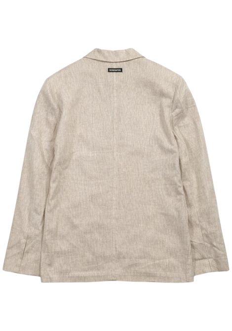 Sand-colored linen jacket for girls Patrizia Pepe | 7S0287SABBIA